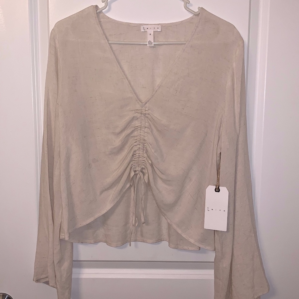 Leith Ruched Front Top